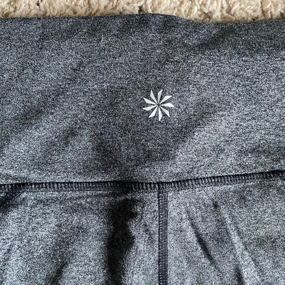 Athleta Heather Grey 3/4 Length Leggings - Picture 6 of 6